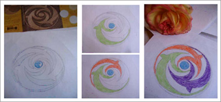 colored crop circle sample